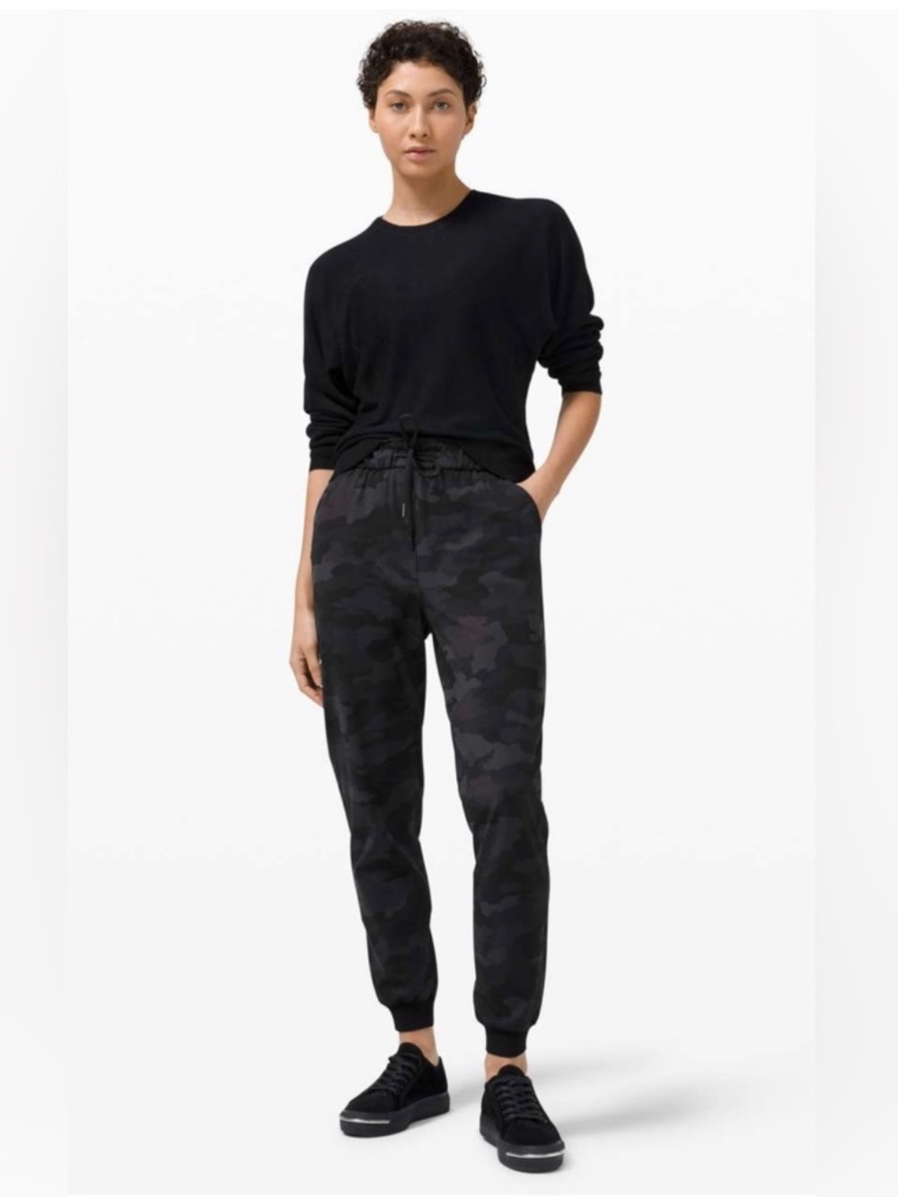 Lululemon Jogger Stretch High Rise Full Length Sz 10 Heritage 365 Camo Deep Coal